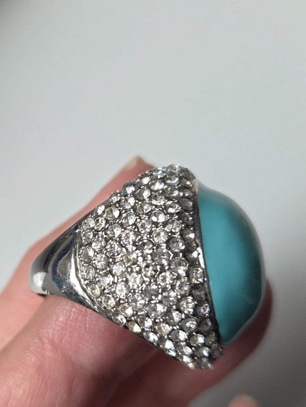 Turquoise Cocktail Ring - Picture 4 of 5